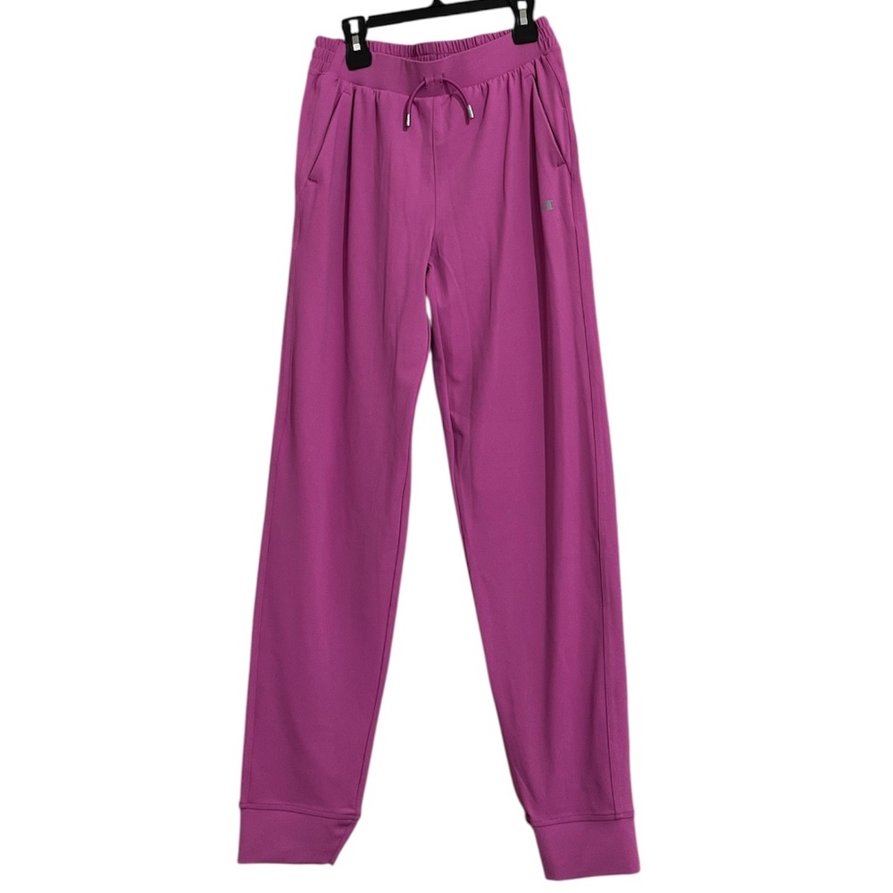 Champion Big Girls’ Pink Athletic Drawstring Waist Jogger Pants Sz-XL